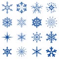 Snowflakes Part 1 Royalty Free Stock Photo