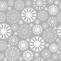 Snowflakes pattern. Christmas packaging