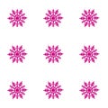 Snowflakes pattern repetition New year celebration holidays winter