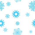 Snowflakes-seamless background