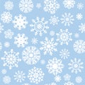 Snowflakes Seamless Background