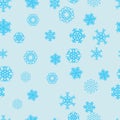 Snowflakes Seamless Texture