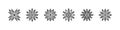 Snowflakes signs. Modern christmas icons. Xmas signs. Beautiful snowflakes. Vector icons