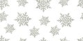 Snowflakes on a white background. Seamless pattern with snowflakes. Vector illustration Royalty Free Stock Photo