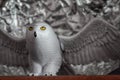 Snowie Owl - 3D plastic model Royalty Free Stock Photo