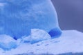 Snowing Blue Iceberg Abstract Close Paradise Bay Skintorp Cove Antarctica Royalty Free Stock Photo