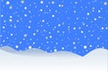 Snowing winter background Royalty Free Stock Photo