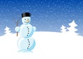 Snowman Royalty Free Stock Photo