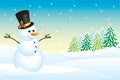 Snowman Royalty Free Stock Photo