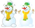 Snowman Royalty Free Stock Photo