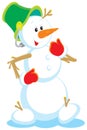 Snowman Royalty Free Stock Photo