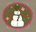 Snowman Royalty Free Stock Photo