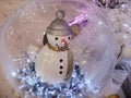 Snowman in a bauble