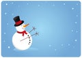 Snowman card