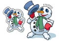 Snowman Royalty Free Stock Photo