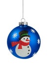 Snowman Christmas ball