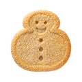 Snowman Christmas Cookie Royalty Free Stock Photo