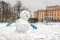 Snowman on the Field of Mars