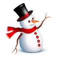 Snowman greeting