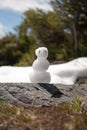 snowman high in the mountains, summer, nature reserve, Zyuratkul