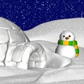 Snowman and Igloo