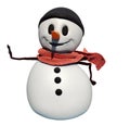 3D Snowman wirh expression