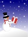 Snowman Royalty Free Stock Photo