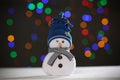 Snowman for merry christmas Royalty Free Stock Photo