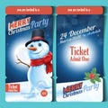 Snowman ticket