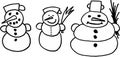 Snowmans Royalty Free Stock Photo