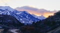 Snowmass aspen road landscape