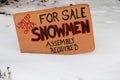 Snowmen for sale