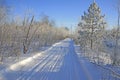 Snowmobile trail