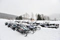 Snowmobiles Royalty Free Stock Photo