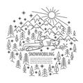 Snowmobiling tour template