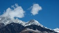 Snowpeaks in Indian Himalayas Royalty Free Stock Photo