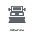 Snowplow icon from collection.
