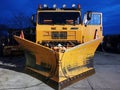 Snowplow in maintenance