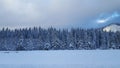 Snowqualmie Pass , Washington 1 Royalty Free Stock Photo