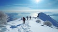 Snowshoeing Guides Explore Vardousia Greek Mountain In National Geographic Style