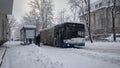 SNOWSTORM IN KOLOBRZEG