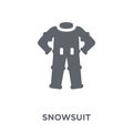 Snowsuit icon from Winter collection.