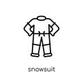 Snowsuit icon from Winter collection.