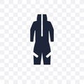 Snowsuit transparent icon. Snowsuit symbol design from Winter co