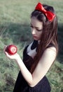 Snowwhite from fairy tales Royalty Free Stock Photo