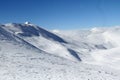 Snowy Alborz mountain