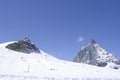 Precipitous Matterhorn Mount on a sunny day Swiss Alps Royalty Free Stock Photo