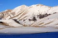 Snowy apennines in winter