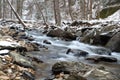 Snowy Appalachian creek