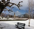 Snowy Bad Ragaz Switzerland